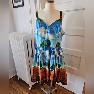 Bernie Dexter Poppy Field Sundress NWOT Plus Size 3XL